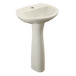 Lavamanos con Pedestal Ecoline Bone - American Standard