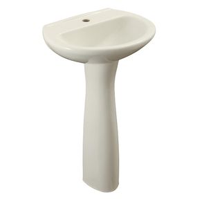 Lavamanos con Pedestal Ecoline Bone - American Standard