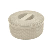 Tortillera con Tapa Beige