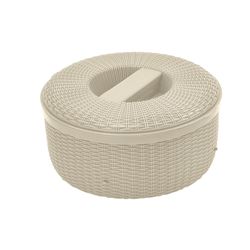 Tortillera con Tapa Beige