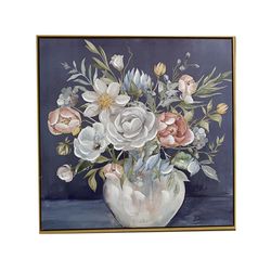 Cuadro Decorativo Flores 60x3.5x60 Cm Diseños Surtidos -  Concepts