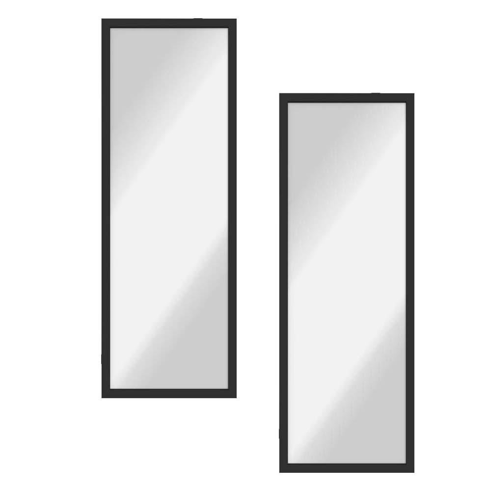 Set de Espejos 33x93 Cm Negro - Viva