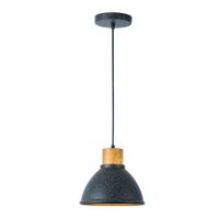 Lámpara Colgante Gloas 1 Luz Negro