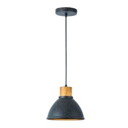 Lámpara Colgante Gloas 1 Luz Negro