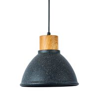 Lámpara Colgante Gloas 1 Luz Negro