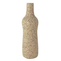 Florero de Dolomita Beige 13x13x43 Cm