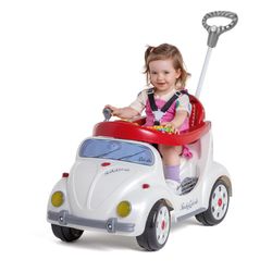 Vehículo Blanco Infantil con Mango