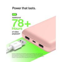 Batería Externa USB-C Rosado 20000 mAh