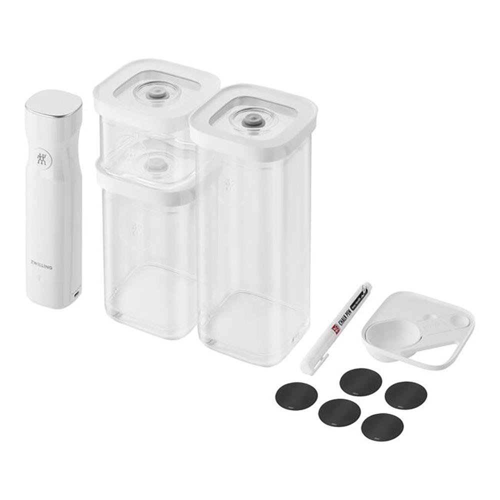 Set de Almacenamiento al Vacío Cube Fresh & Save Transparente, 6 Piezas