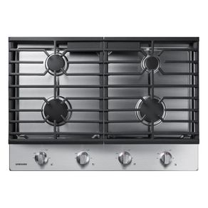 Cooktop Empotrable Samsung de 4 Quemadores Acero Inoxidable 30 Plg