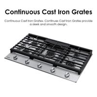Cooktop Empotrable Samsung de 4 Quemadores Acero Inoxidable 30 Plg