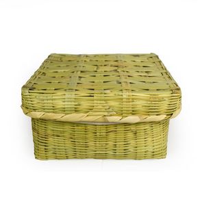 Caja de Caña con Tapadera 25 Cm