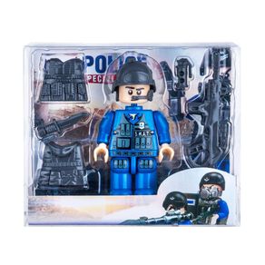 Set De Figuras Mini Policía Diseños Surtidos