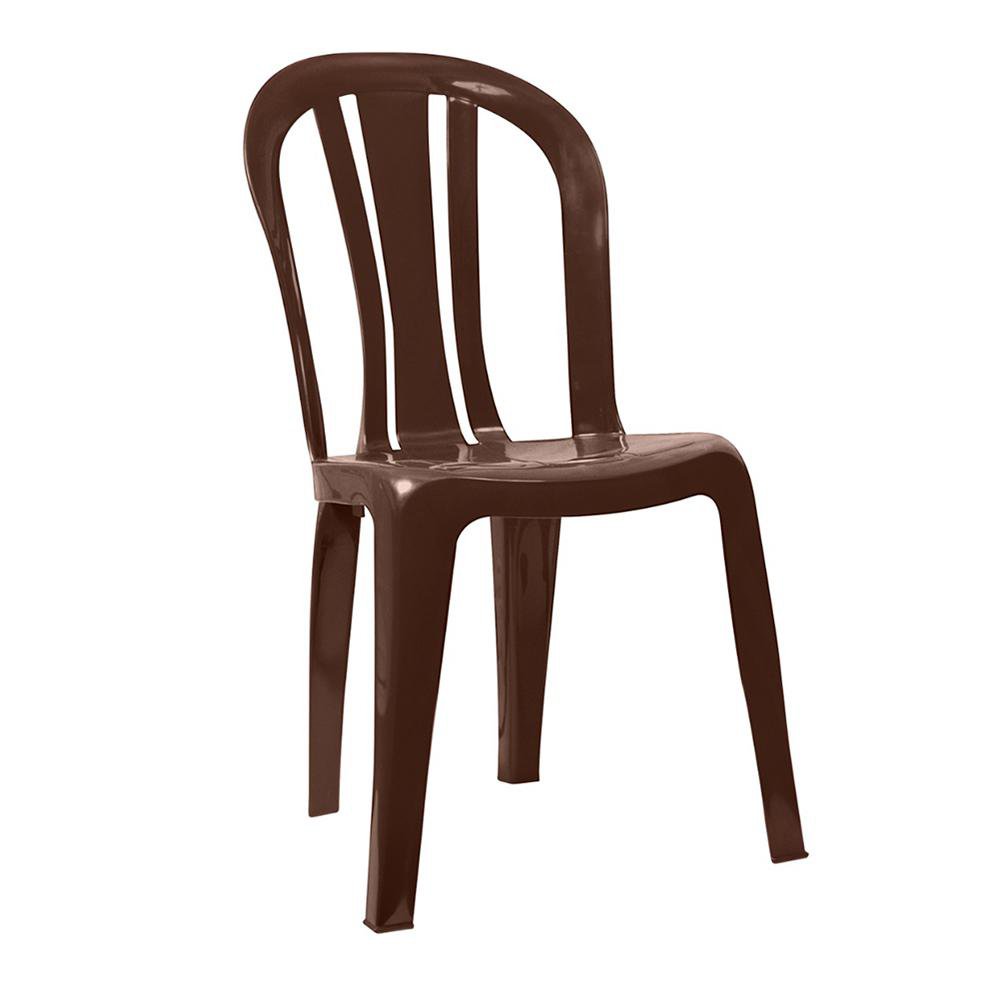 Silla de Plástico Bistró No.2 - Varios Colores Chocolate