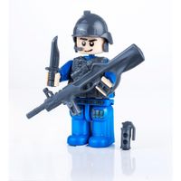 Set De Figuras Mini Policía Diseños Surtidos