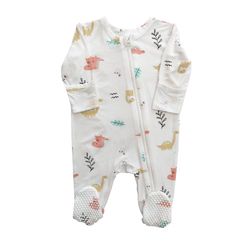 Pijama y Babero Estampado Dinosaurios - Varias Tallas