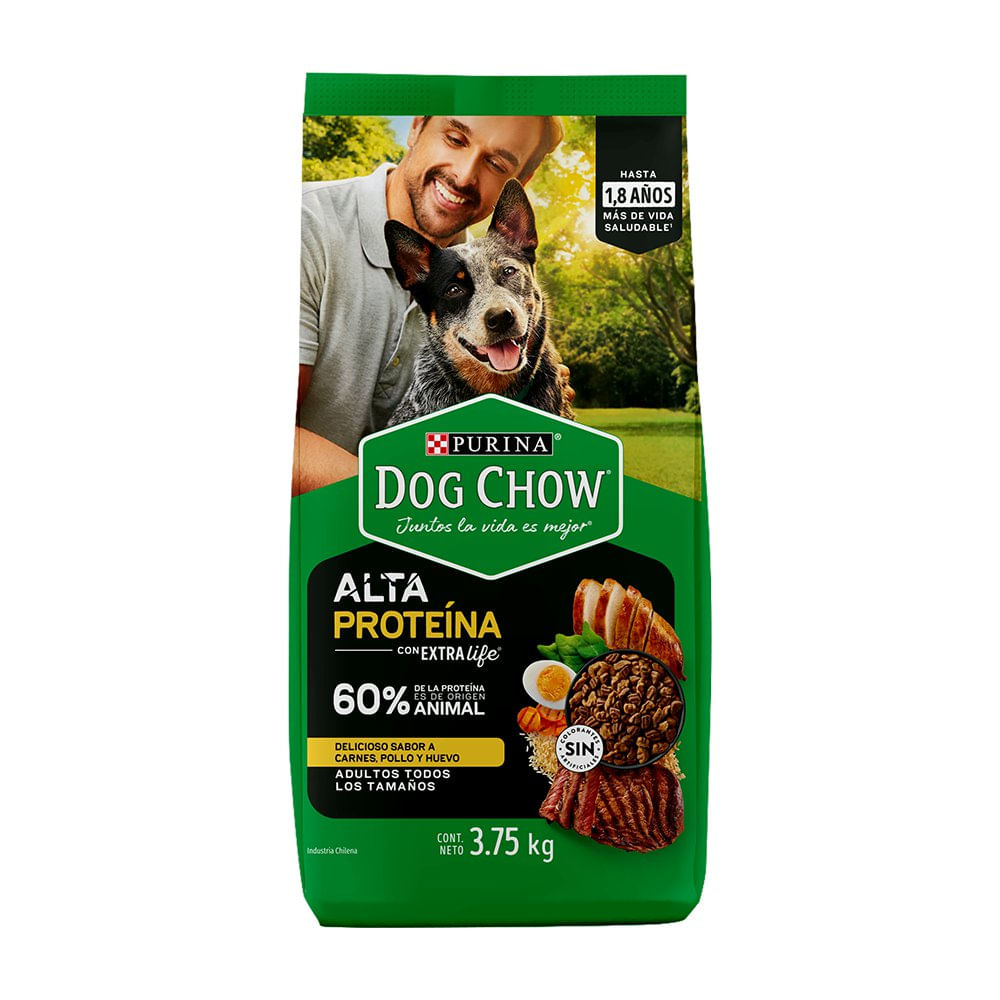 Concentrado para Perro Adulto Alta Proteína con ExtraLife Bolsa de 3.75 kg Alimento para P…