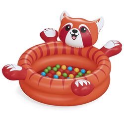 Piscina de Pelotas para Niños Playful Red Panda 107x94x58 Cm