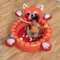 Piscina de Pelotas para Niños Playful Red Panda 107x94x58 Cm