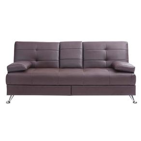 Sofá Cama Rudy Café de 3 Plazas 180X81X79 Cm
