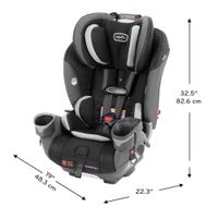 Asiento de Auto Convertible con Cubierta Rápida 3 en 1
