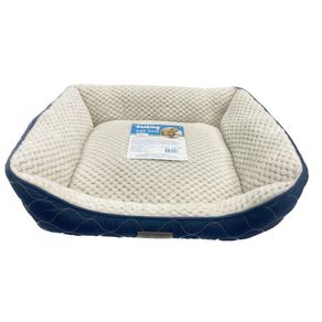 Cama para Perro con Textura Azul