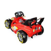 Vehículo de Carreras con Diseño Deportivo Rojo