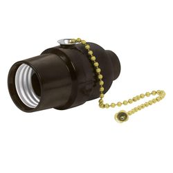 Socket E27 Cadena Negro De Interior - Volteck
