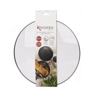 Tapadera de Vidrio Templado con Perilla Negra 26 Cm