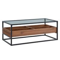 Mesa de Centro Terni Nogal y Café