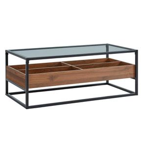 Mesa de Centro Terni Nogal y Café