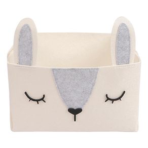 Cara Organizadora Beige Diseño Conejo 27.5 x 23 x 16.5 Cm