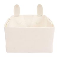 Cara Organizadora Beige Diseño Conejo 27.5 x 23 x 16.5 Cm