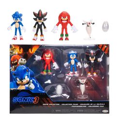Set de Figuras de la Película Sonic 3 2.5 Plg