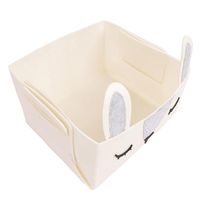 Cara Organizadora Beige Diseño Conejo 27.5 x 23 x 16.5 Cm