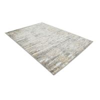 Alfombra Decorativa Abstracta Beige y Gris 240 x 340 Cm