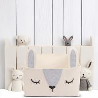 Cara Organizadora Beige Diseño Conejo 27.5 x 23 x 16.5 Cm