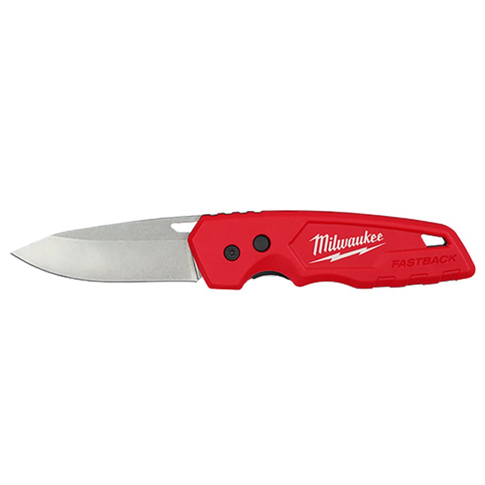 Navaja Plegable Apertura Asistida 7.5 Plg Navaja Plegable Lisa Roja - Milwaukee Electric