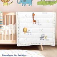 Set De Edredón Para Cuna Animales De Safari 2 Pzas