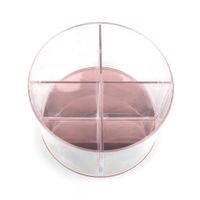 Organizador de Cosméticos Redondo Rosa