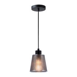 Lámpara Colgante de Cristal Bianca Negro 60 W