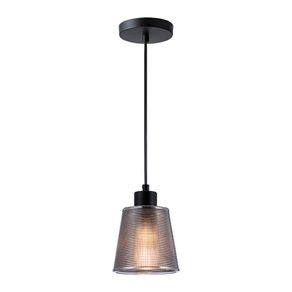 Lámpara Colgante de Cristal Bianca Negro 60 W