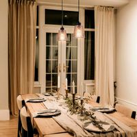 Lámpara Colgante de Cristal Bianca Negro 60 W