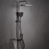 Sistema de Ducha Plana Gris Oscuro - Prymium