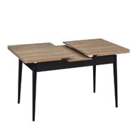 Mesa Extensible con Patas de Metal 70X150X75 Cm
