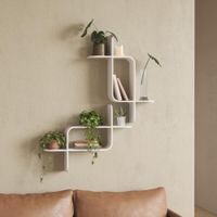 Repisa Decorativa de Pared Blanco