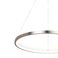 Lámpara Colgante LED Luz Cálida Atenuable Aro Satinado