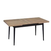 Mesa Extensible con Patas de Metal 70X150X75 Cm