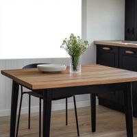 Mesa Extensible con Patas de Metal 70X150X75 Cm