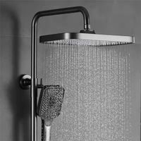 Sistema de Ducha Plana Gris Oscuro - Prymium